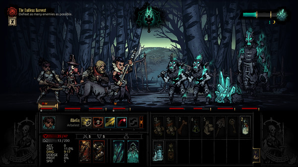 скриншот Darkest Dungeon: The Color Of Madness 1