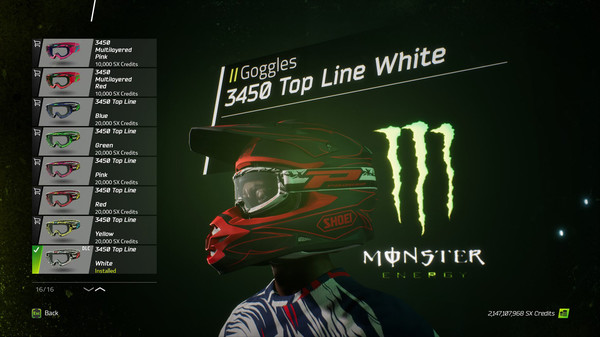 скриншот Monster Energy Supercross - Bluefire Custom Rider Pack 1