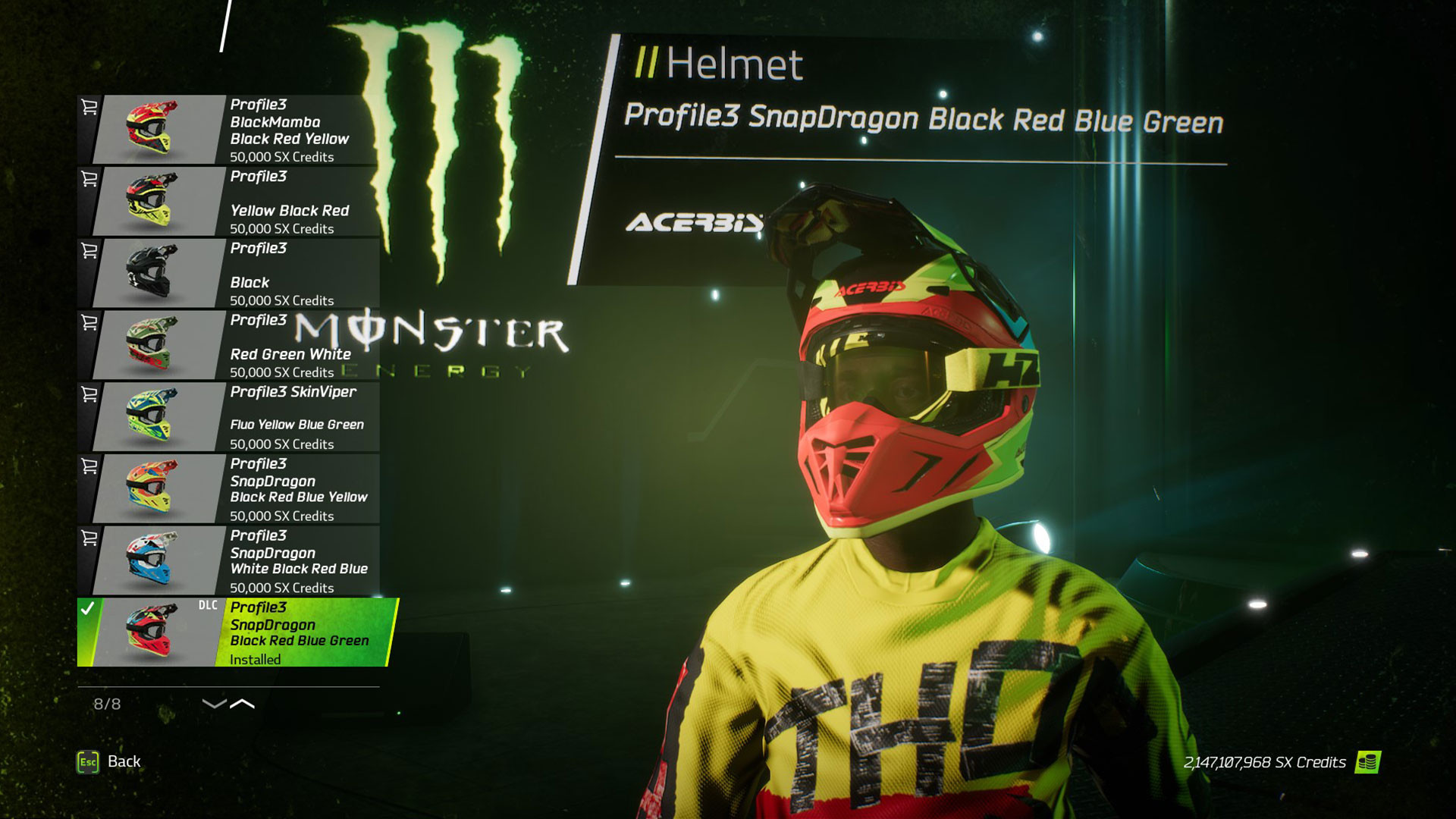 Monster Energy Supercross - Yellowfire Custom Rider Pack #0