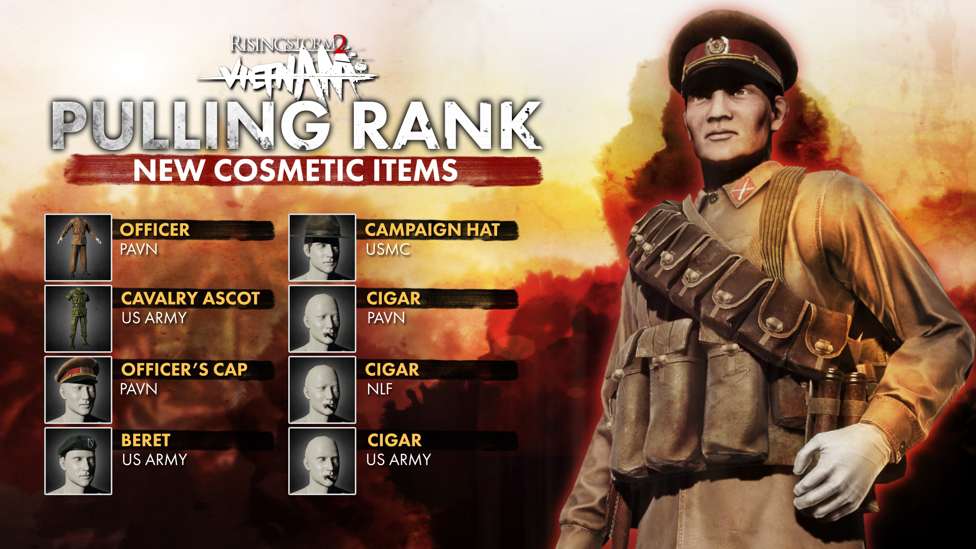 Rising Storm 2: Vietnam - Pulling Rank Cosmetic DLC Featured Screenshot #1