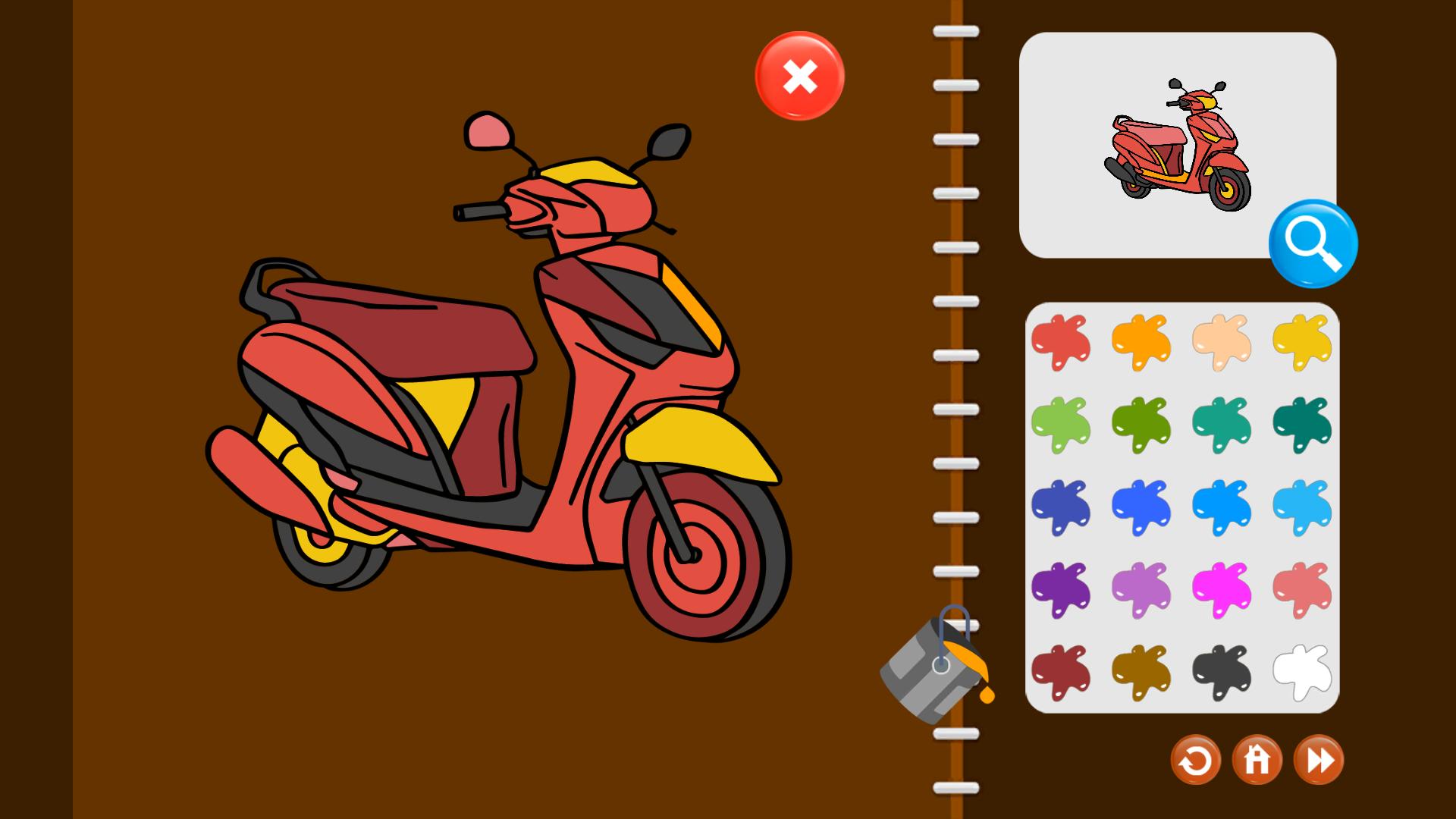 My Coloring Book: Transport screenshot screenshot 1