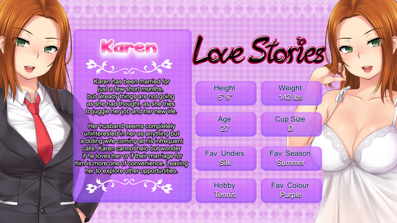 Negligee: Love Stories - Dakimakuras screenshot screenshot 3
