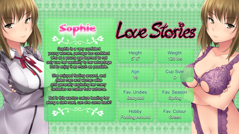 Negligee: Love Stories - Dakimakuras screenshot screenshot 2
