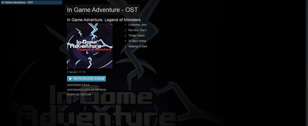 In Game Adventure: — Original Soundtracks for steam In Game Adventure: — Original Soundtracks for steam