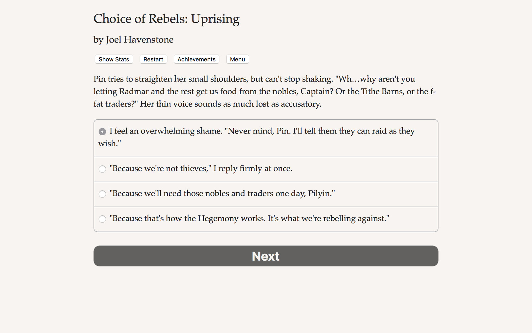 Choice of Rebels: Uprising Featured Screenshot #1