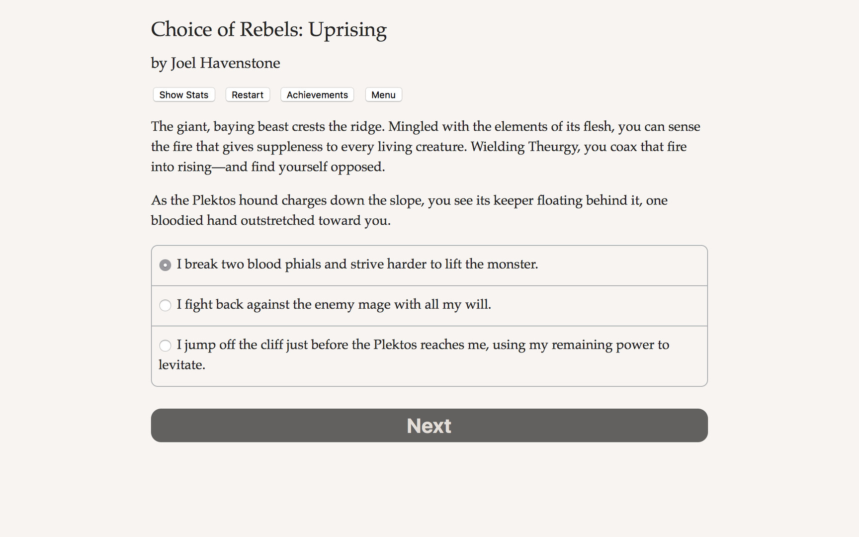 Choice of Rebels: Uprising Demo #5