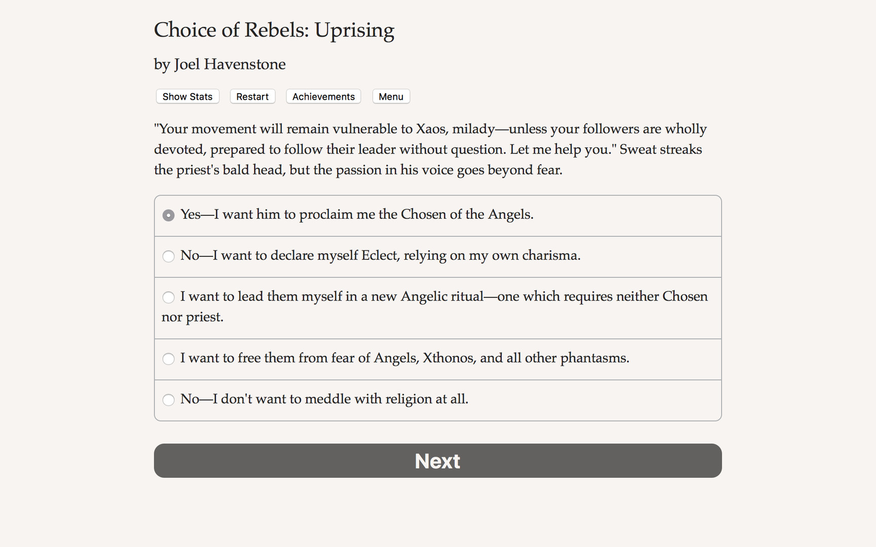 Choice of Rebels: Uprising Demo #4