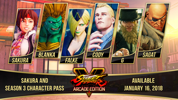 KHAiHOM.com - Street Fighter V - Season 3 Character Pass