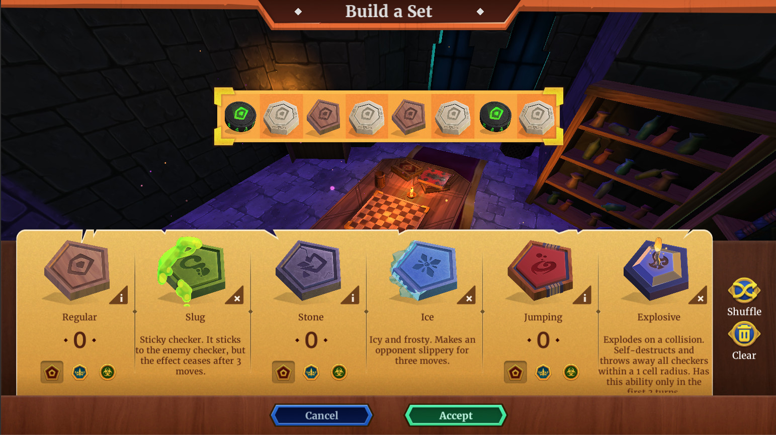 Knockout Checkers Chamber screenshot 1