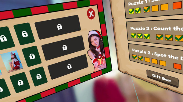 скриншот Puzzle of Santa Girl VR 1