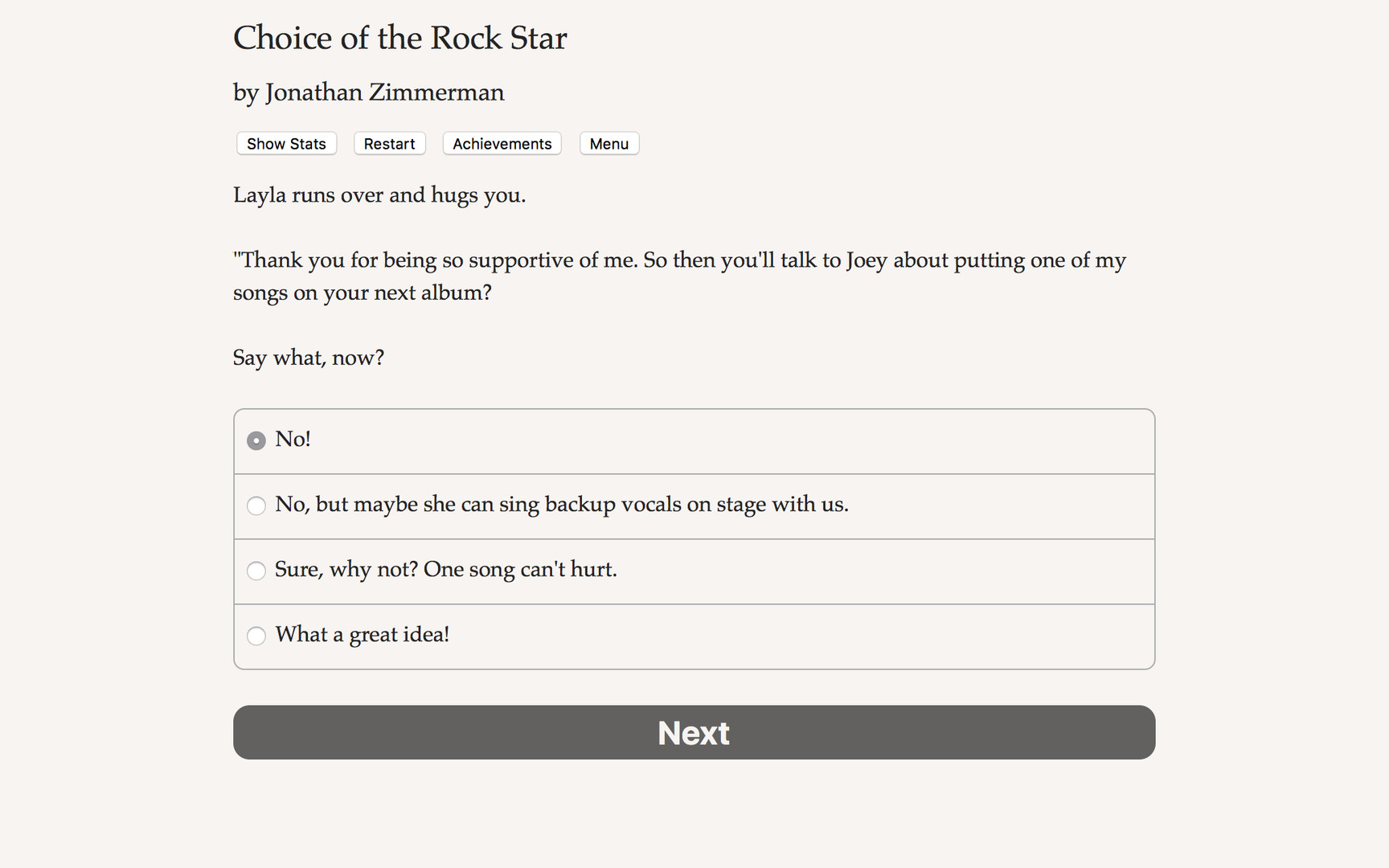 Choice of the Rock Star Demo #4