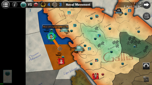 скриншот Wars Across the World: Caesar 56 2