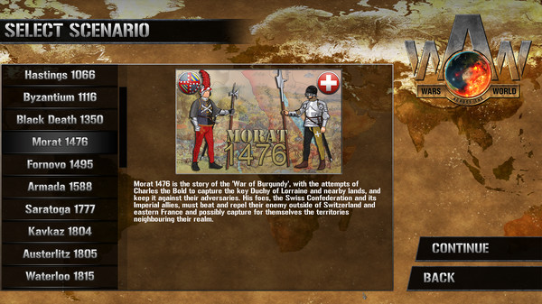 Wars Across the World: Morat 1476 for steam Wars Across the World: Morat 1476 for steam