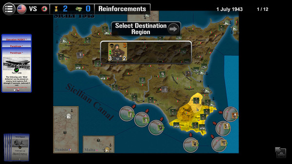 скриншот Wars Across the World: Sicily 1943 5