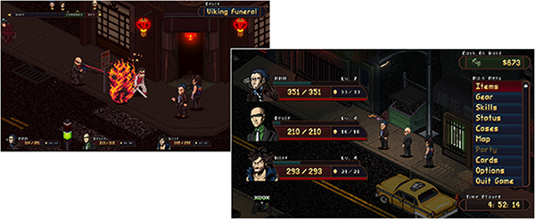 PRESENTATION - Pixel noir 5 battleandmainmenu | RPG Jeuxvidéo