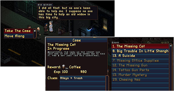 PRESENTATION - Pixel noir 3 catladycaseUI | RPG Jeuxvidéo