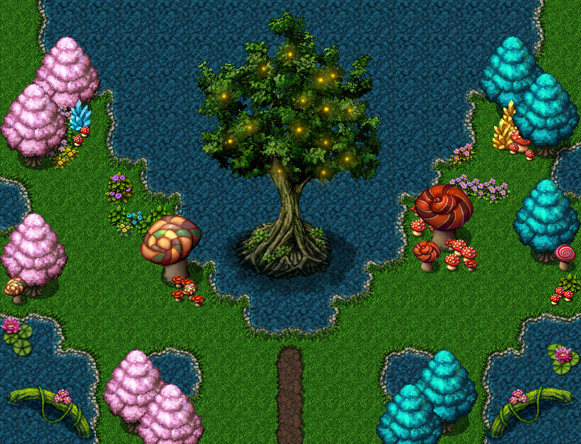 RPG Maker MV - Wonderland Forest Tileset #2
