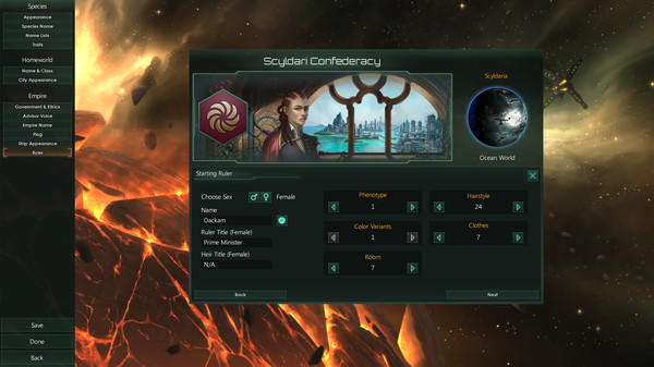 скриншот Stellaris: Humanoids Species Pack 4