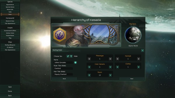 скриншот Stellaris: Humanoids Species Pack 3