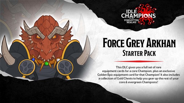 Idle Champions - Force Grey Arkhan Starter Pack