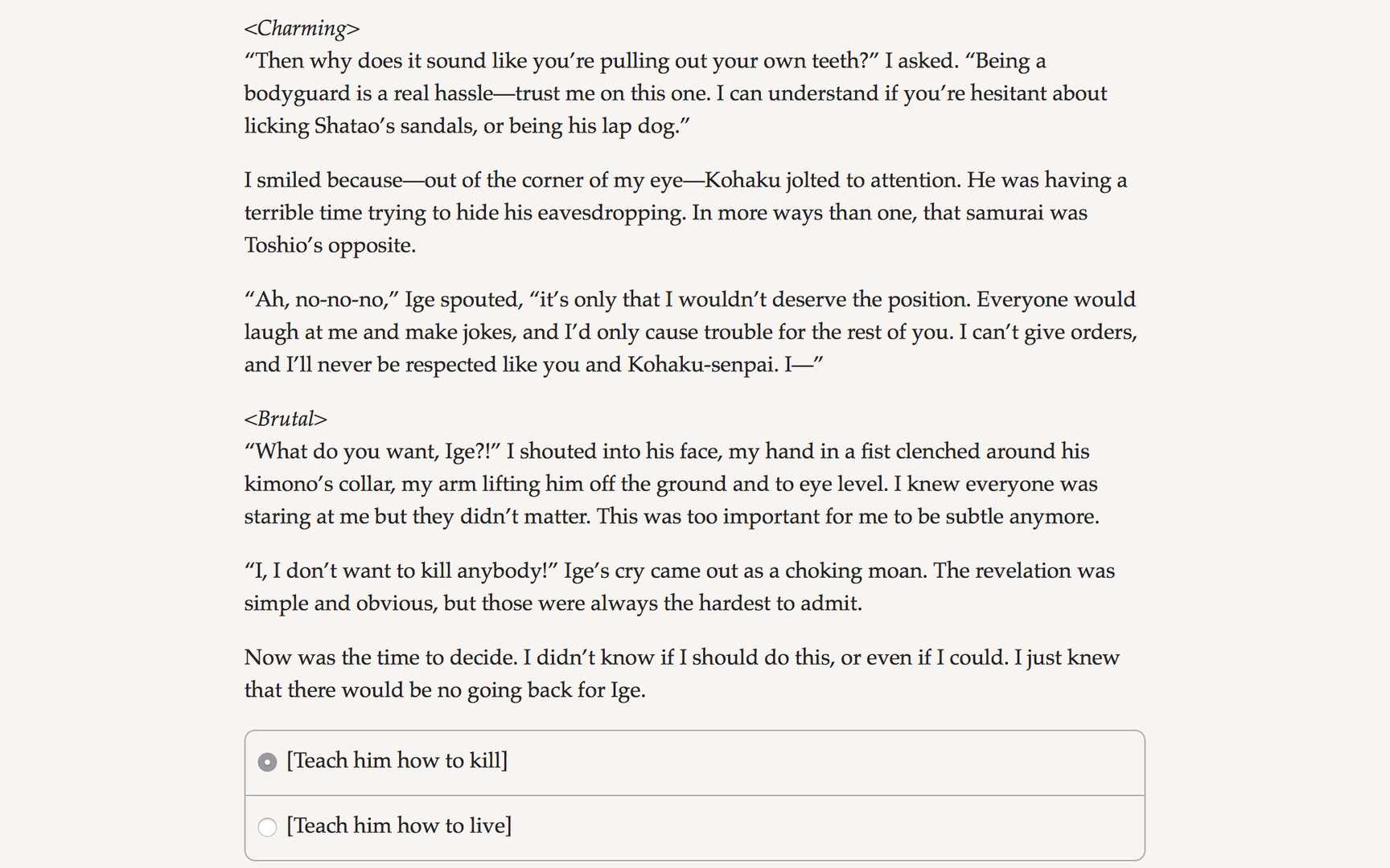 Samurai of Hyuga Book 3 Demo #5