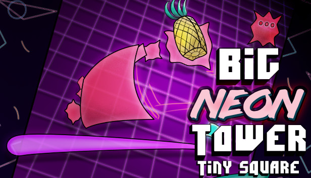 Big NEON Tower VS Tiny Square 🔥 Jogue online