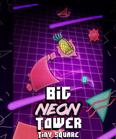 Big NEON Tower VS Tiny Square