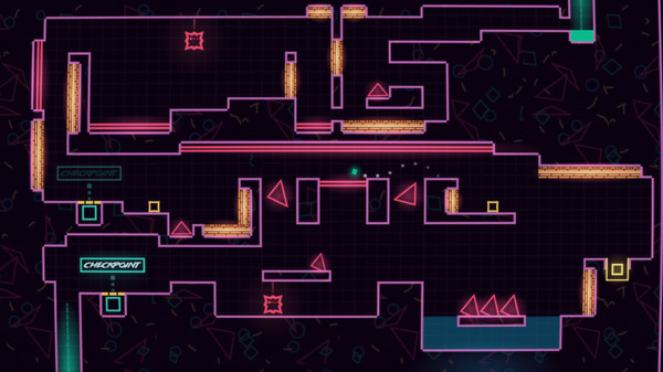 Скриншот из Big NEON Tower VS Tiny Square