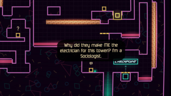 Скриншот из Big NEON Tower VS Tiny Square