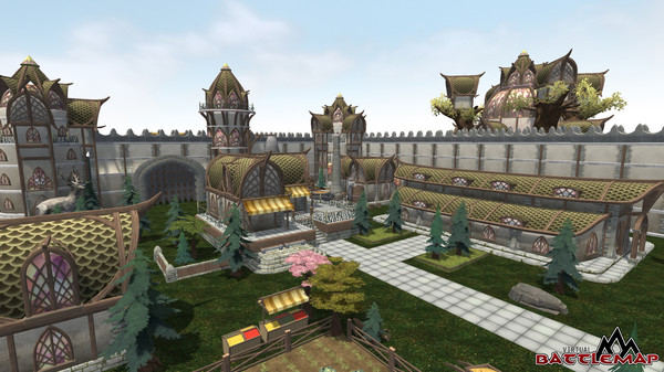 скриншот Virtual Battlemap DLC - Elven City 4