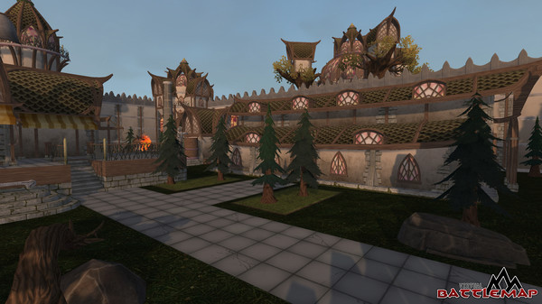 скриншот Virtual Battlemap DLC - Elven City 2