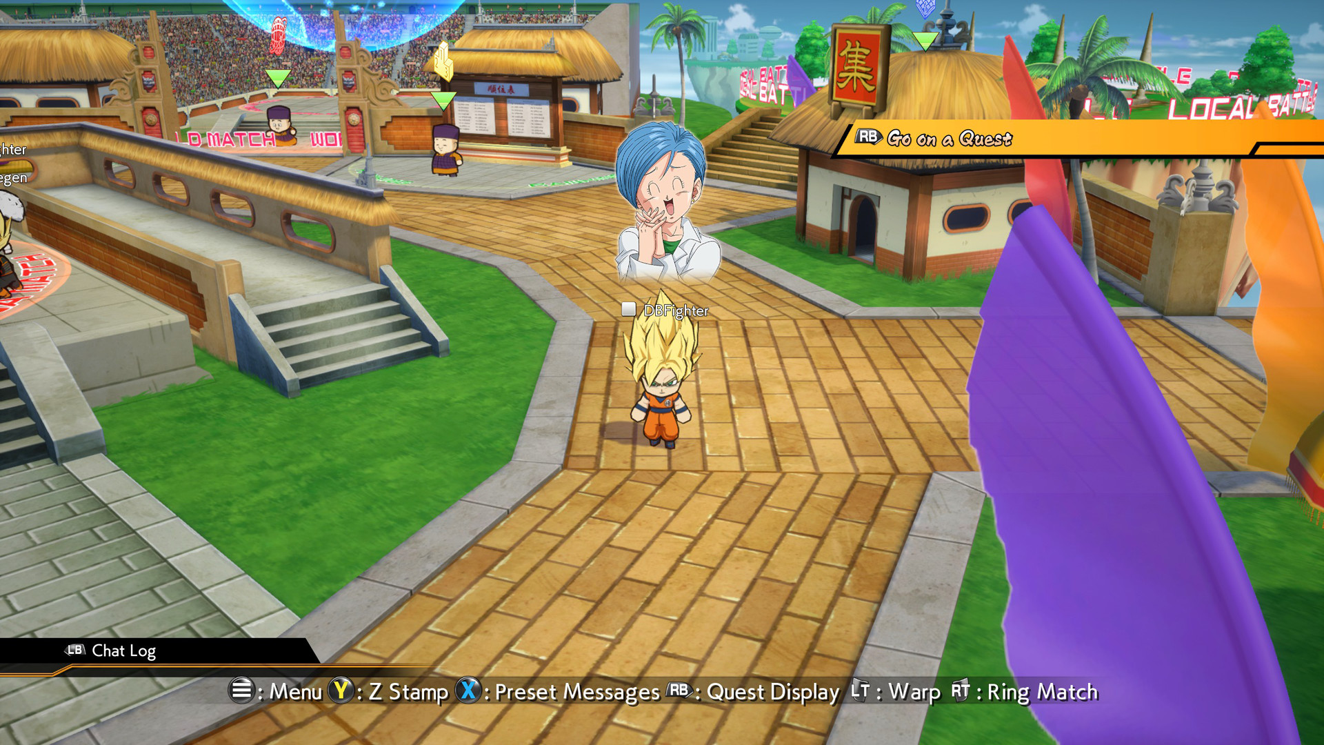 DRAGON BALL FighterZ - Stamps: Girls Pack PC gameplay screenshot 1 of 3