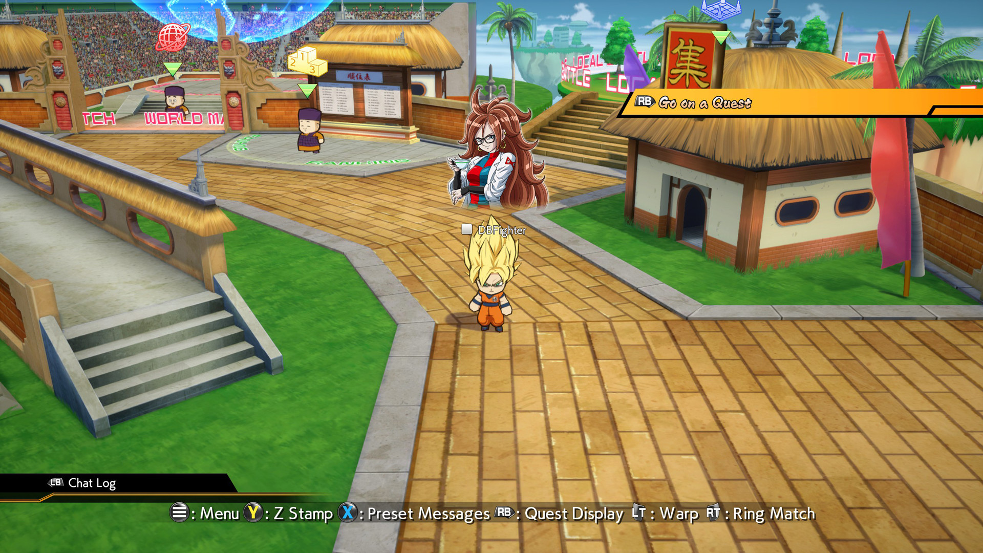 DRAGON BALL FighterZ - Stamps: Girls Pack PC gameplay screenshot 3 of 3