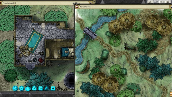 скриншот Fantasy Grounds - Forest Map Pack by Joshua (Map Pack) 1