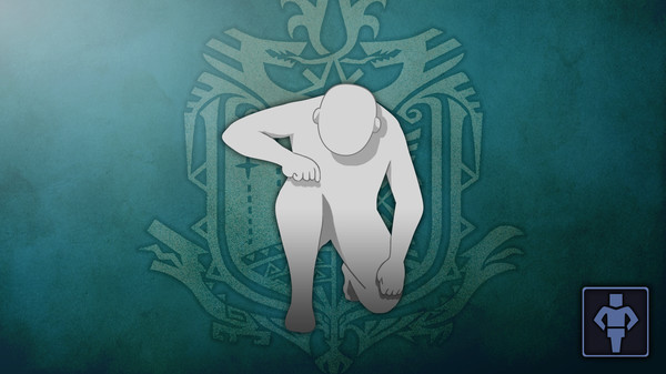 Monster Hunter: World - Gesture: Kneel for steam Monster Hunter: World - Gesture: Kneel for steam
