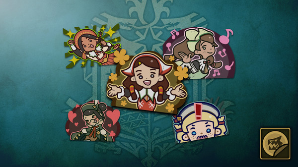 Monster Hunter: World - Sticker Set: Guild Lasses for steam Monster Hunter: World - Sticker Set: Guild Lasses for steam