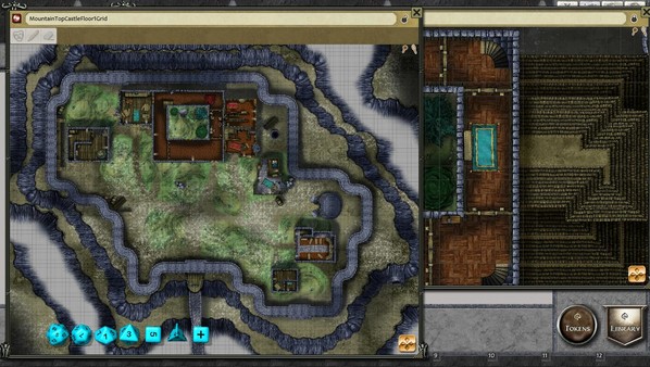 скриншот Fantasy Grounds - Mountain Top Castle Map Pack by Joshua Watmough (Map Pack) 2