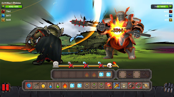 скриншот Clumsy Knights : Threats of Dragon 4