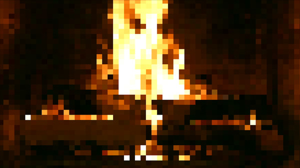 скриншот 8 Bit Christmas Fireplace 1