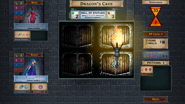 скриншот One Deck Dungeon 1
