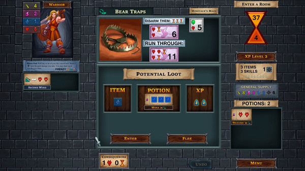 скриншот One Deck Dungeon 2