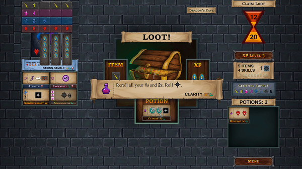 скриншот One Deck Dungeon 5