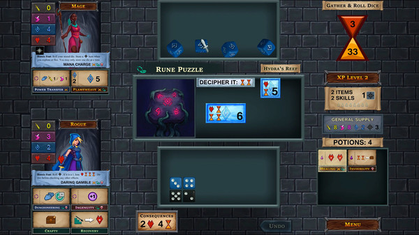скриншот One Deck Dungeon 4