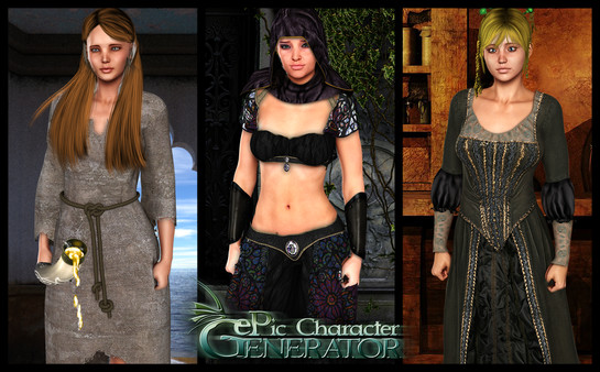скриншот ePic Character Generator - Season #2: Female Adventurer #2 3