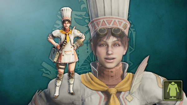 скриншот Monster Hunter: World - The Handler's Astera 3 Star Chef Coat 0