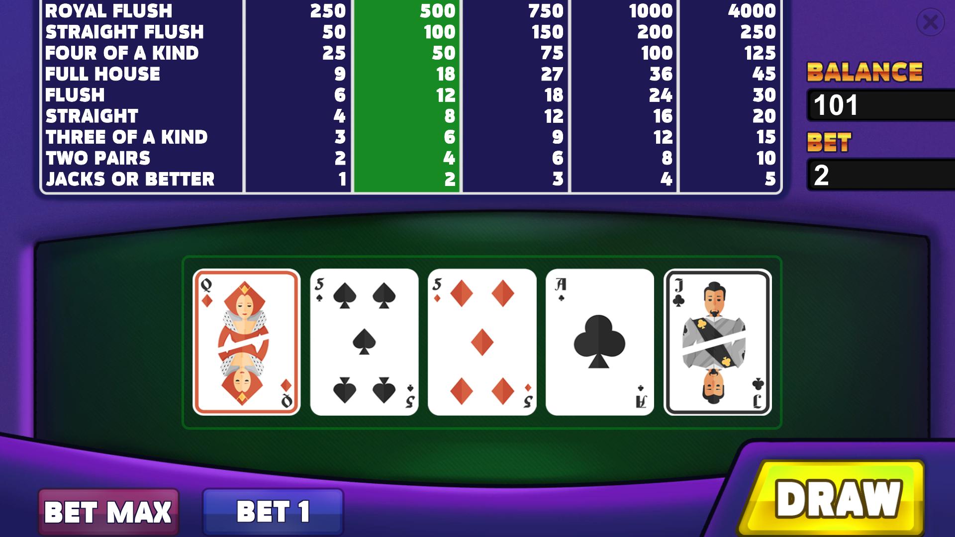 Royal Casino: Video Poker screenshot screenshot 4