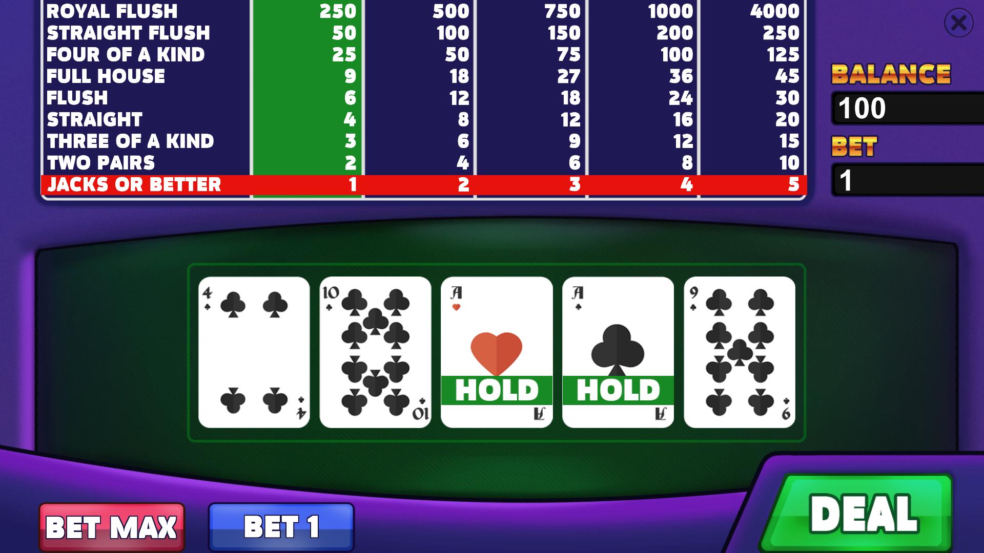 Royal Casino: Video Poker screenshot screenshot 7