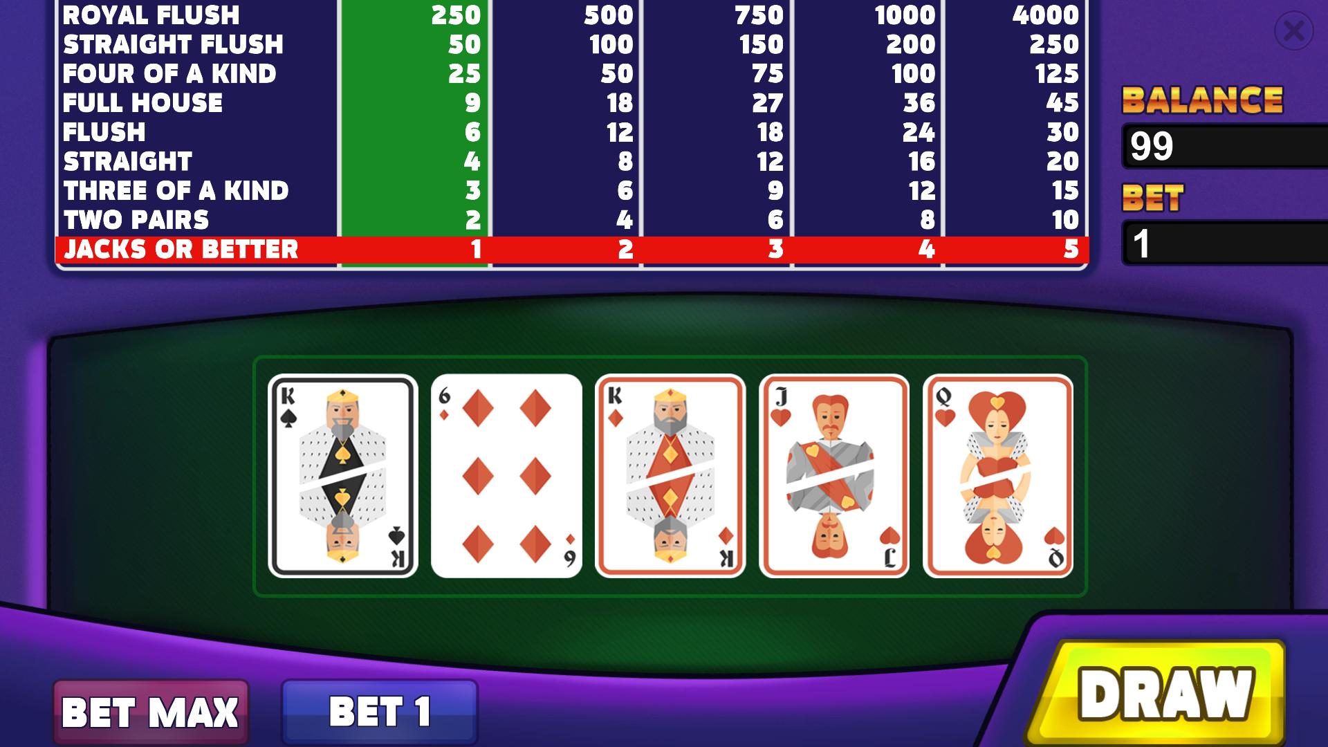 Royal Casino: Video Poker screenshot screenshot 3