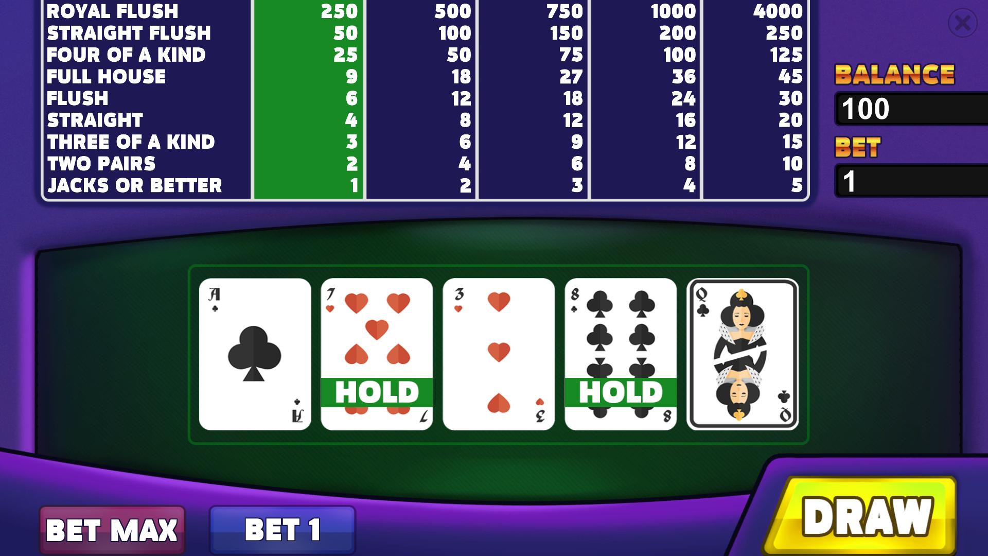 Royal Casino: Video Poker screenshot screenshot 5