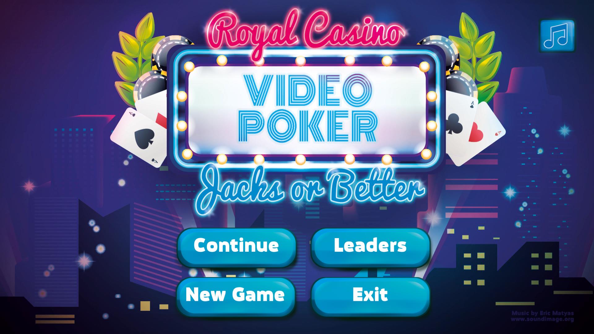 Royal Casino: Video Poker screenshot 1